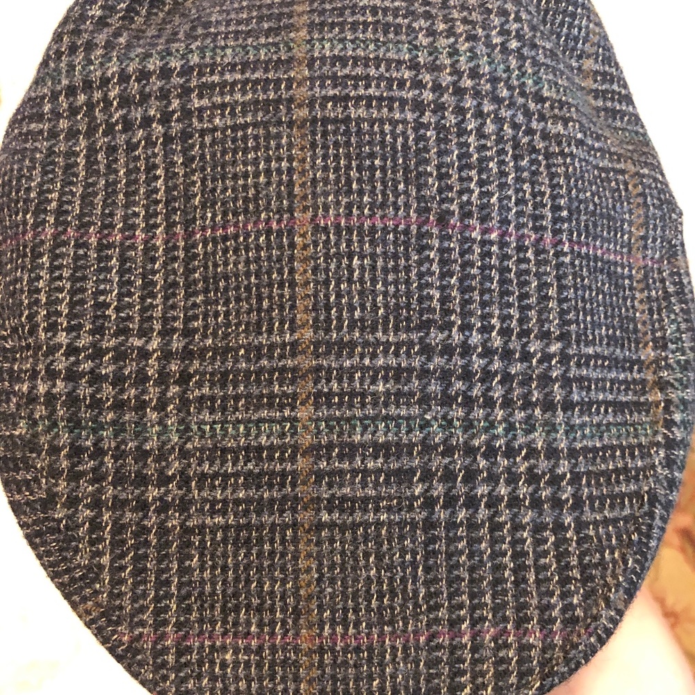 Vintage Adam plaid wool newsboy - Picture 4 of 5